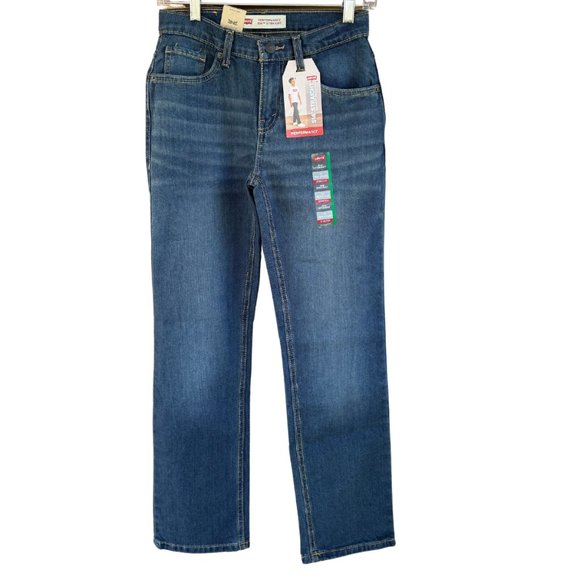 Levi's 514 Straight Regular Fit Performance Jeans for Boys NWT Size 14 C… - Picture 1 of 5